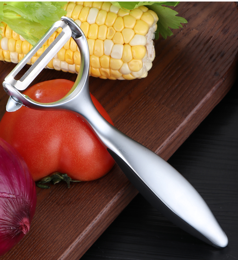 艾卡龙厨房削皮刀不锈钢苹果刮皮刀去皮刀土豆瓜刨刀多功能削皮器削皮