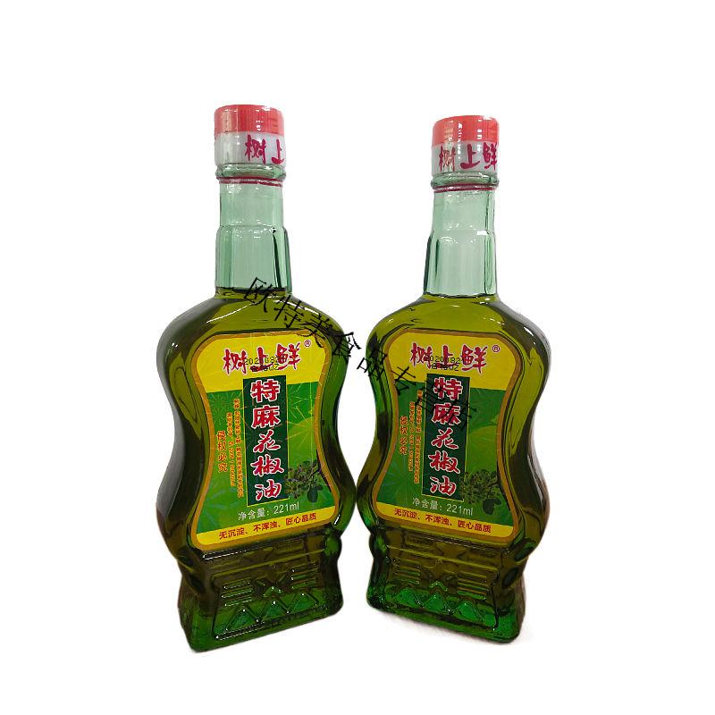 麻油四川特麻花椒油火锅凉拌调料 树上鲜特麻花椒油221ml*2瓶【图片