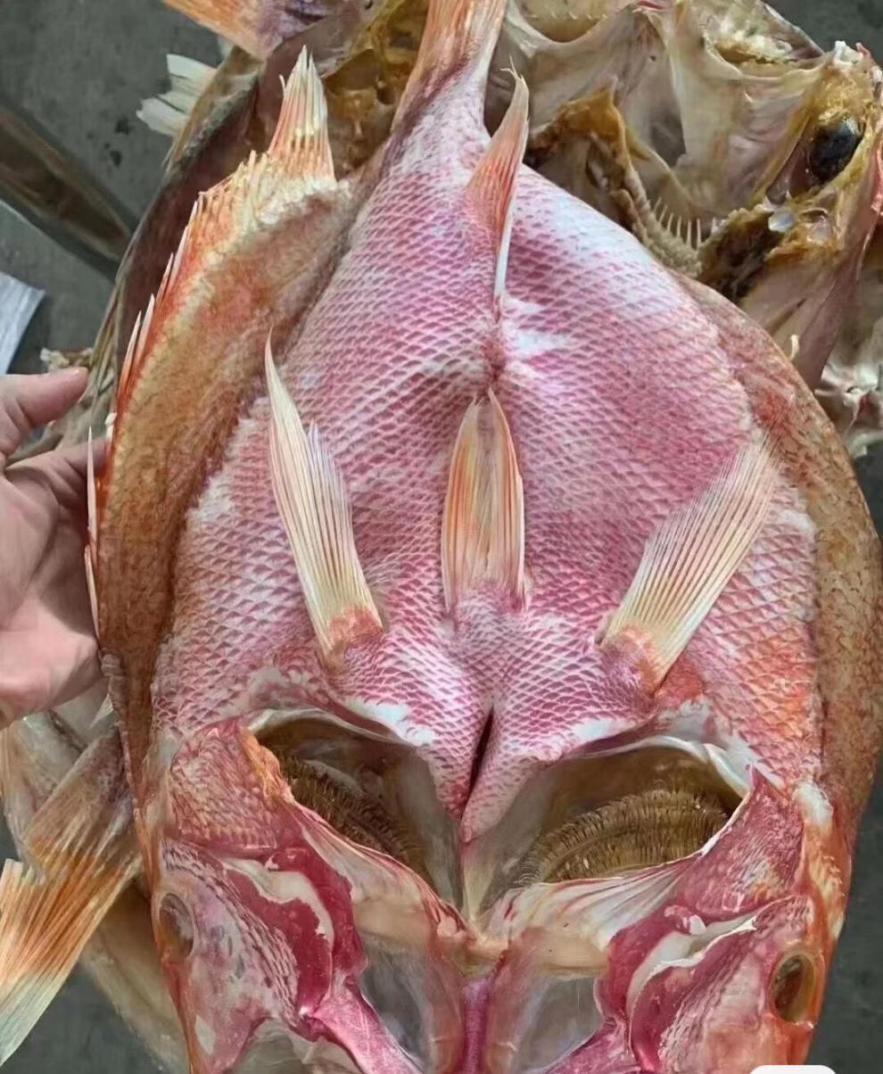 湛江特产深海大红鱼干 天然自晒咸鱼干红鲷鱼红鱼 2.