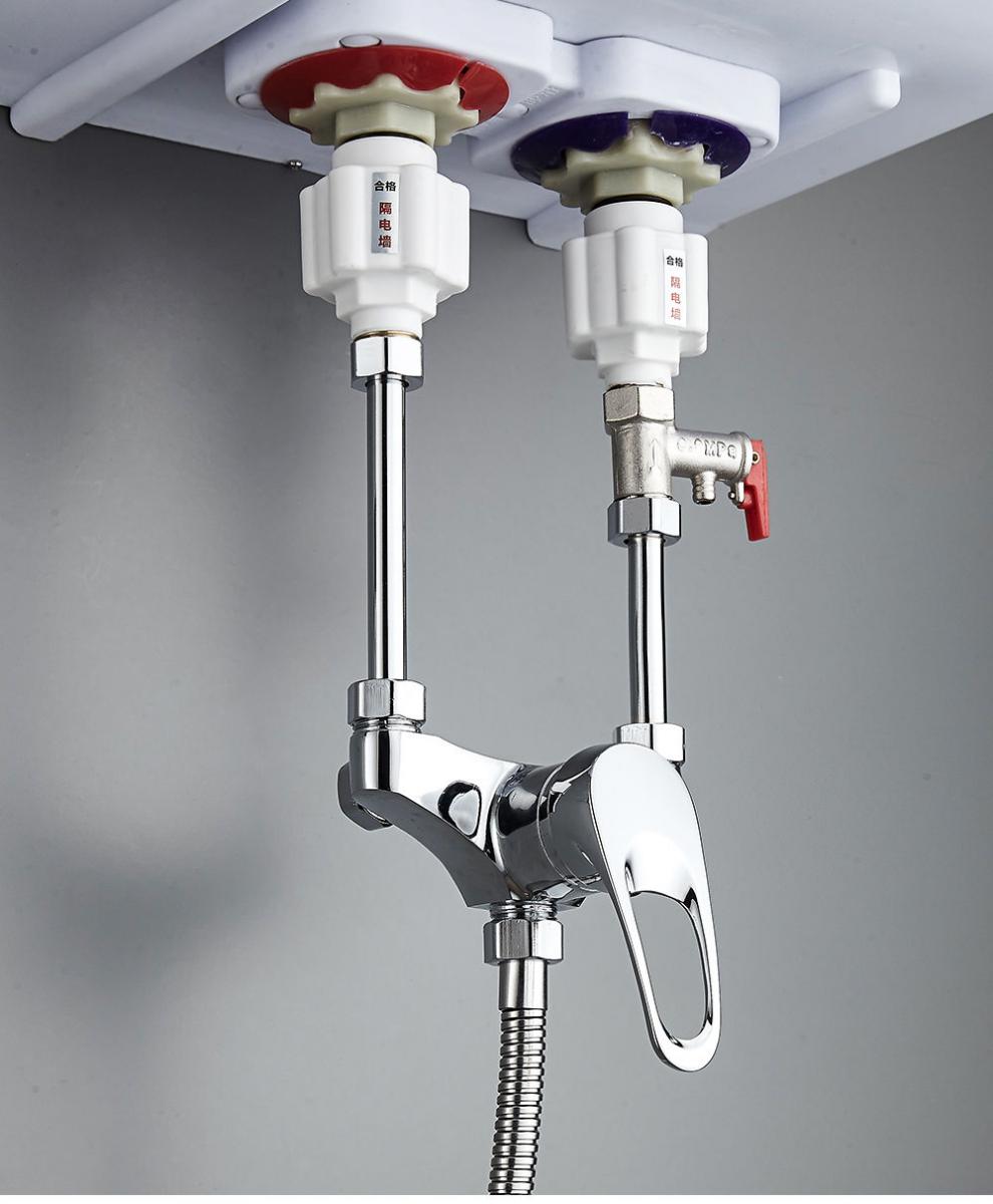 电热水器淋浴混水阀门全套冷热开关配件通用水龙头加重款单阀体强增压
