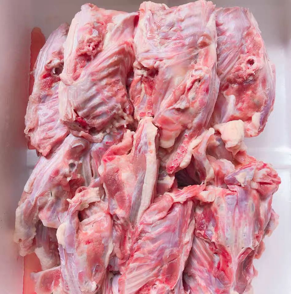 鸭架喂狗鸭架子冷冻鸭架骨生鲜鸭半壳宠物熬汤蜜鲜湾鸭架5斤装