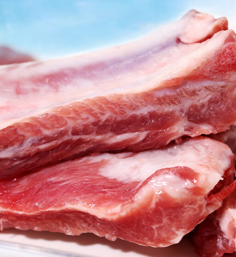 排骨新鲜现杀猪小排精肋排肉多散养土猪肉纯肋骨2斤