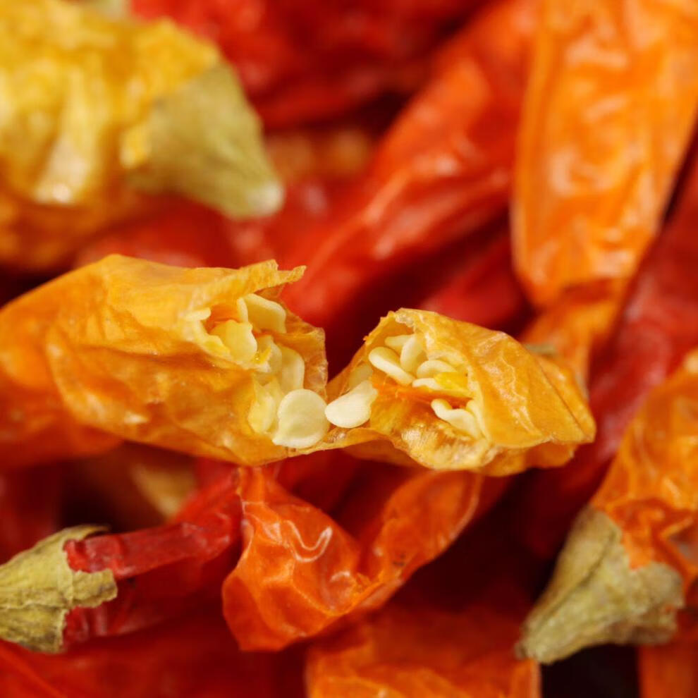 超香特辣小米椒黄干辣椒王 魔鬼巨辣野山椒农家自产50g/500g春田之光