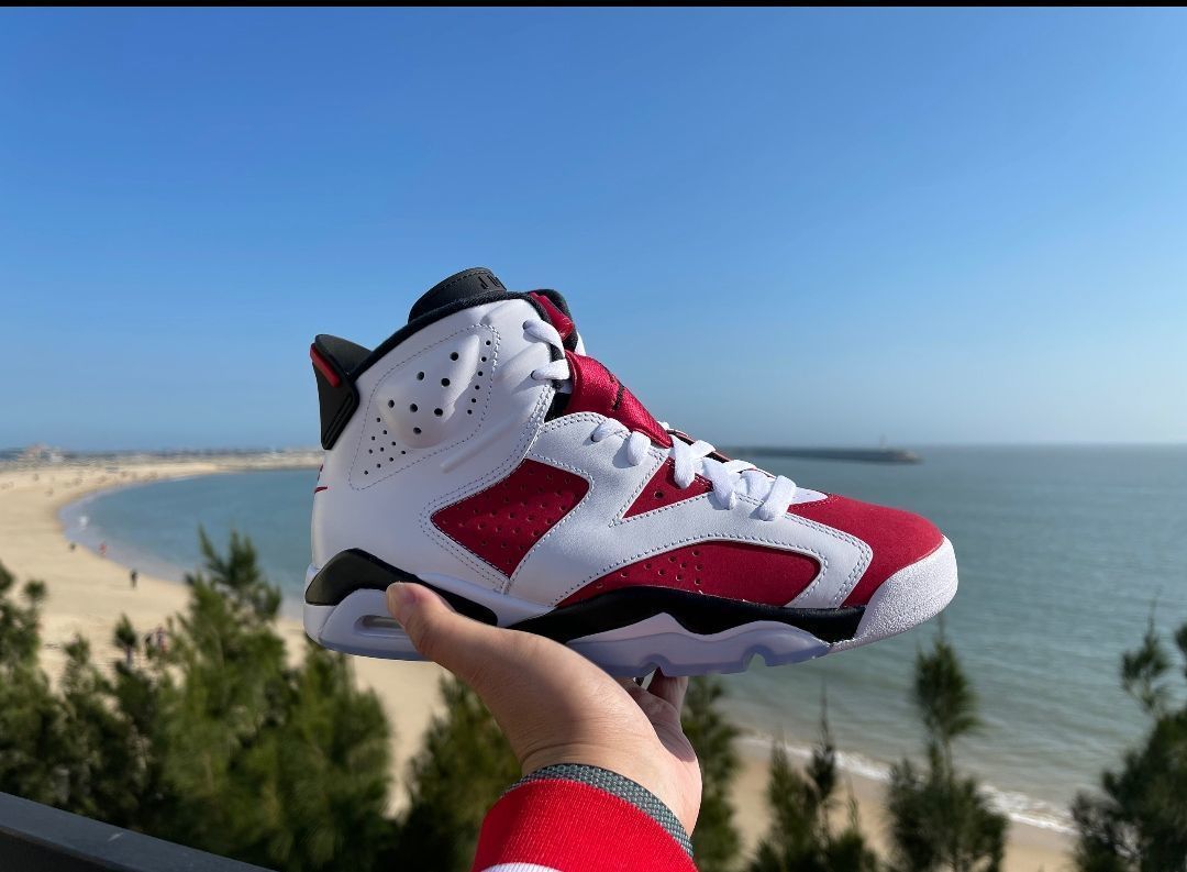 军绿鬼脸口袋篮球鞋樱花木6黑红反射银手稿黑金高帮男女鞋 花纹街球