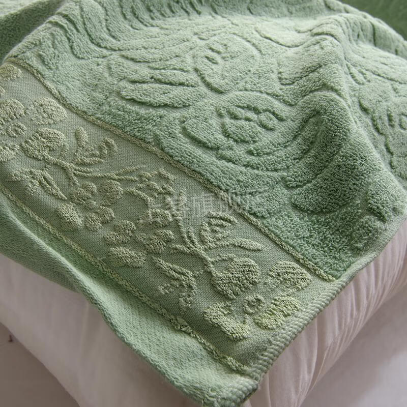 上海老式提花枕巾素色素色白色枕巾一对装老式毛圈蓝色酒店宿舍枕头毛