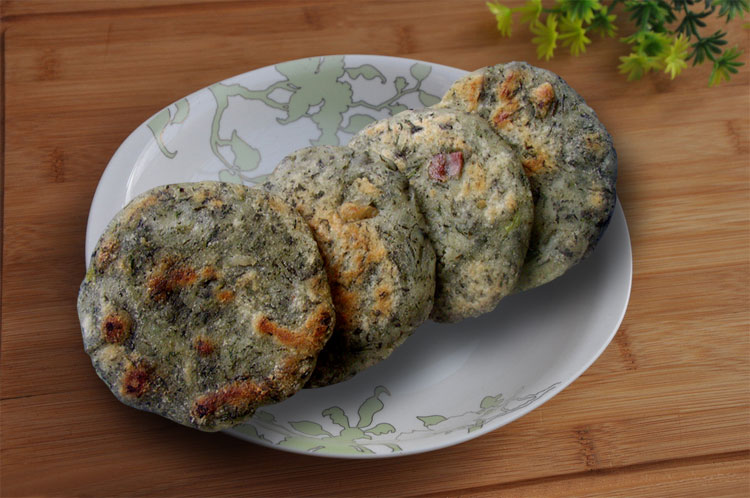 蒿子粑粑腊肉蒿子粑 安徽桐城特产 农家腊肉粑 传统小吃腊肉香味10只