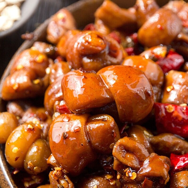 冒节子肥肠火锅食材大肠配菜品猪小肠火锅串串肥肠结节子冒节子肥 味