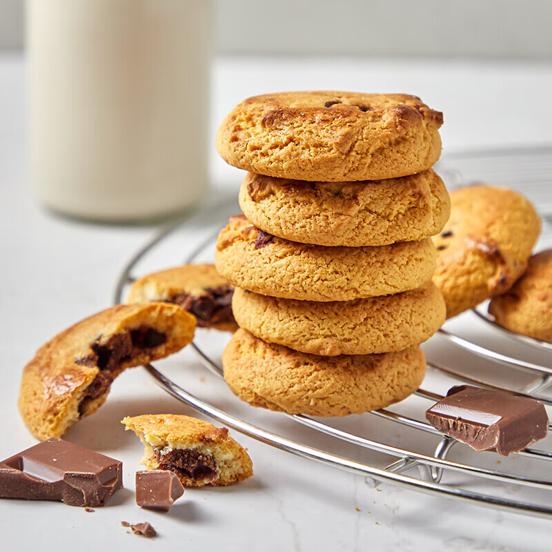 韩国糕点cw青佑巧克力打糕糯米糍夹心曲奇饼干组合装下午茶甜品点心