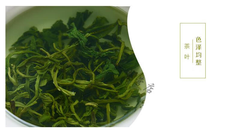 崂山绿茶豆香春茶日照足大田炒青茶叶青岛特产散装 100克【图片 价格