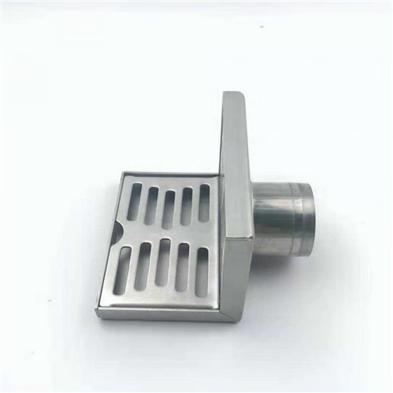 l型地漏304不锈钢侧排同层侧排水90度墙角阳台直排墙面50管直落水 l型