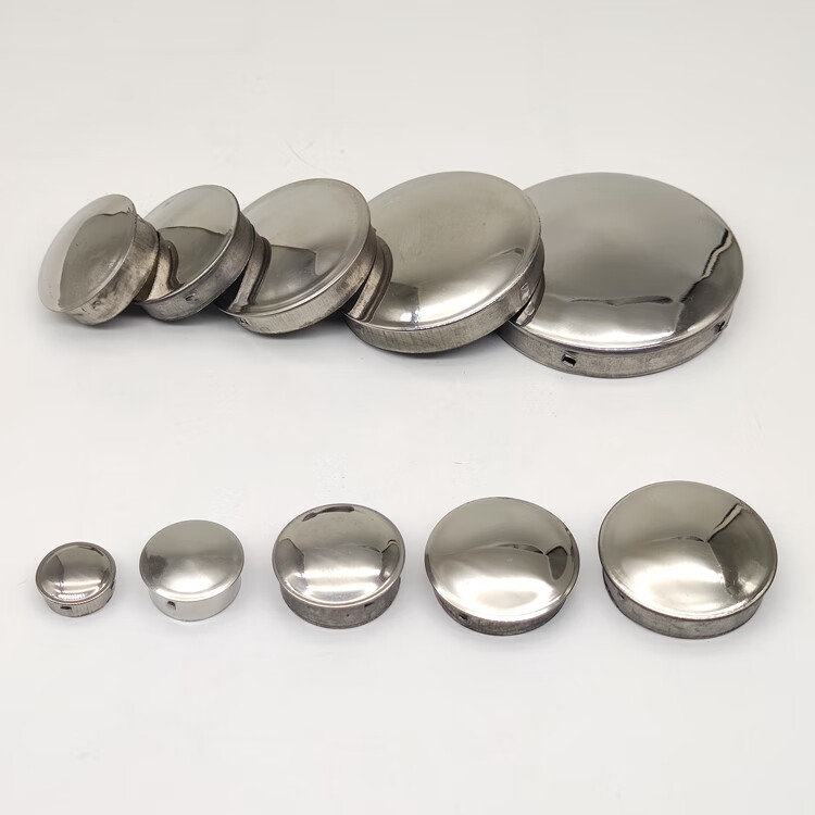 304不锈钢圆管堵头快速封口盖管孔盖内塞堵帽装饰盖
