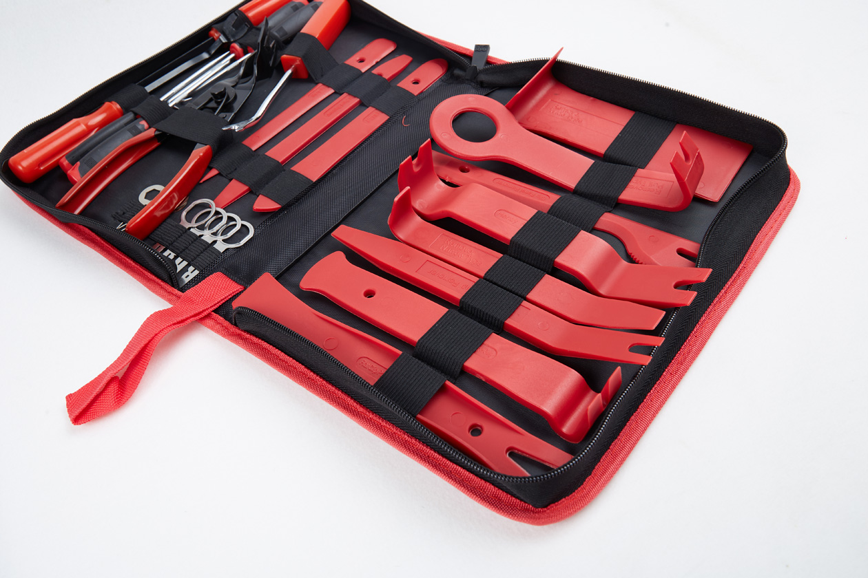 音响内饰改装拆卸门板cd中控台导航卡扣拆装撬板起子30件套汽车工具