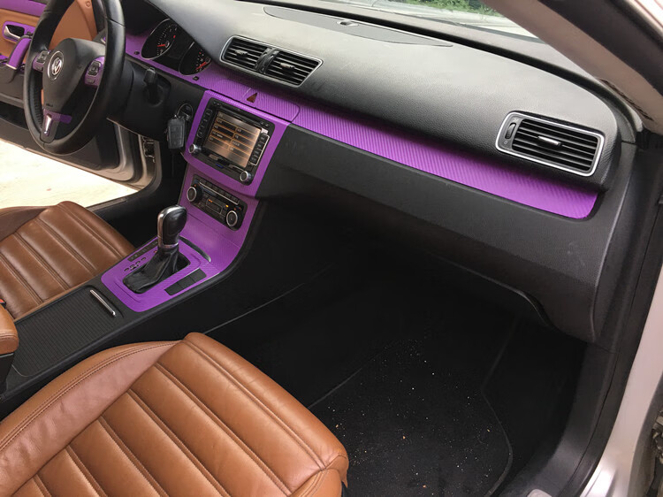 适用于21款大众cc改装内饰贴10至18款大众cc纸中控内饰装饰改色贴膜爆