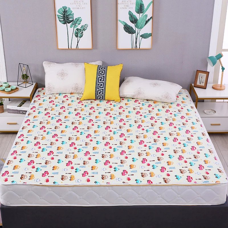 迪士尼(disney)大号隔尿超大1.8m床单婴儿童防水可洗夏天透气夏季防尿