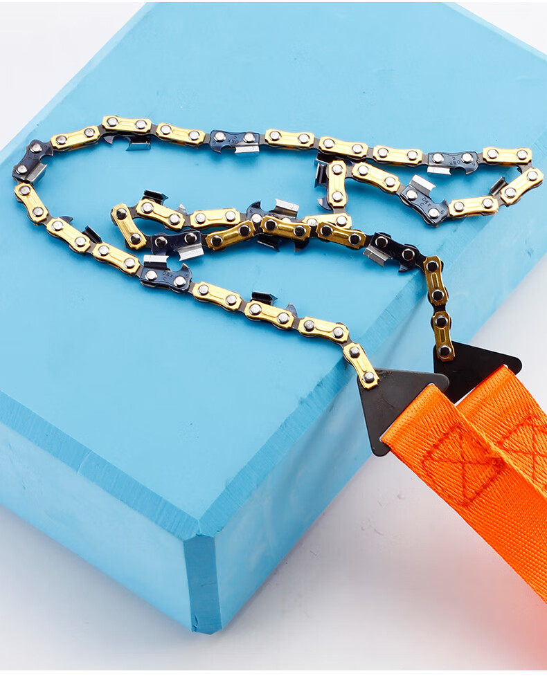 手锯伐木户外手拉锯链条锯野外求生装备线锯钢丝锯折叠锯加强款绳锯木