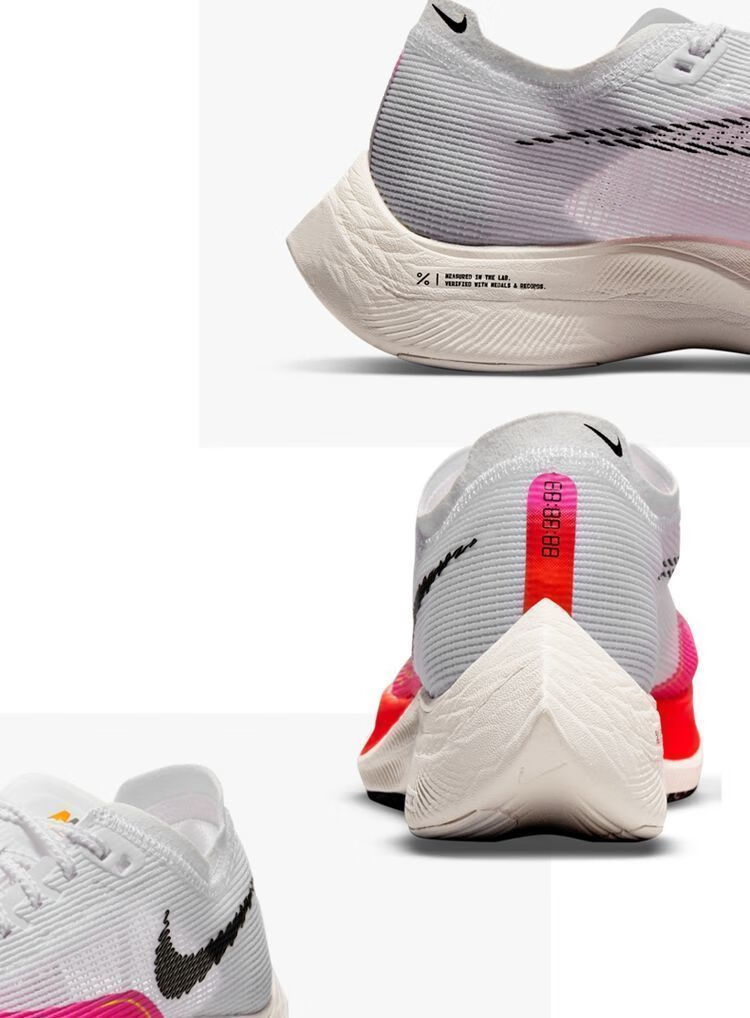 oeny 眞碳板zoomx vaporfly next%fly3马拉松蝉翼男女运动 白黄 编织
