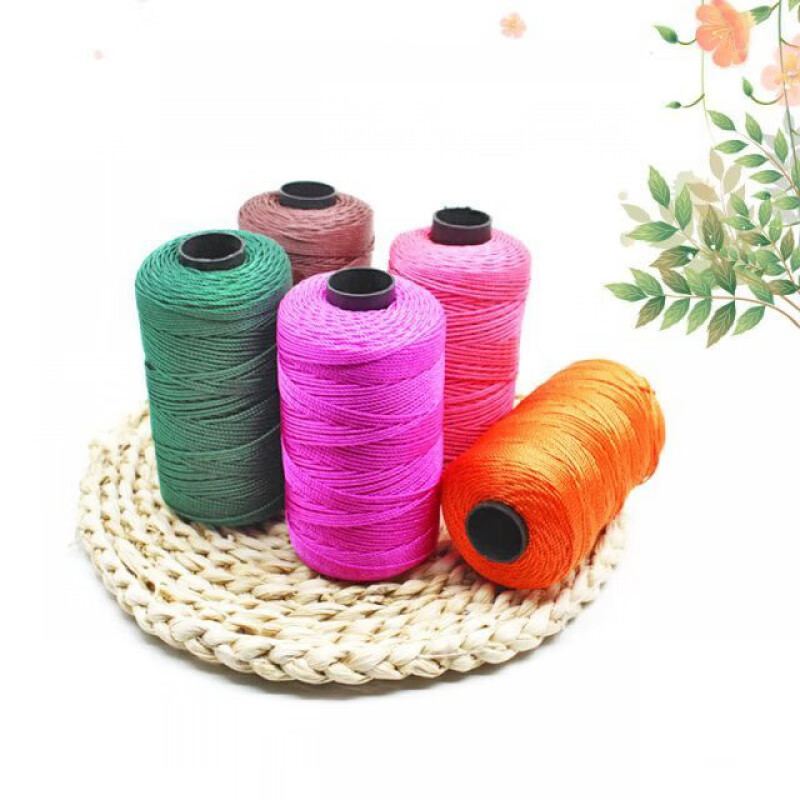 guvibon新品细轻体冰丝线3股冰丝合股线钩帽子钩凉鞋线手工编织包包