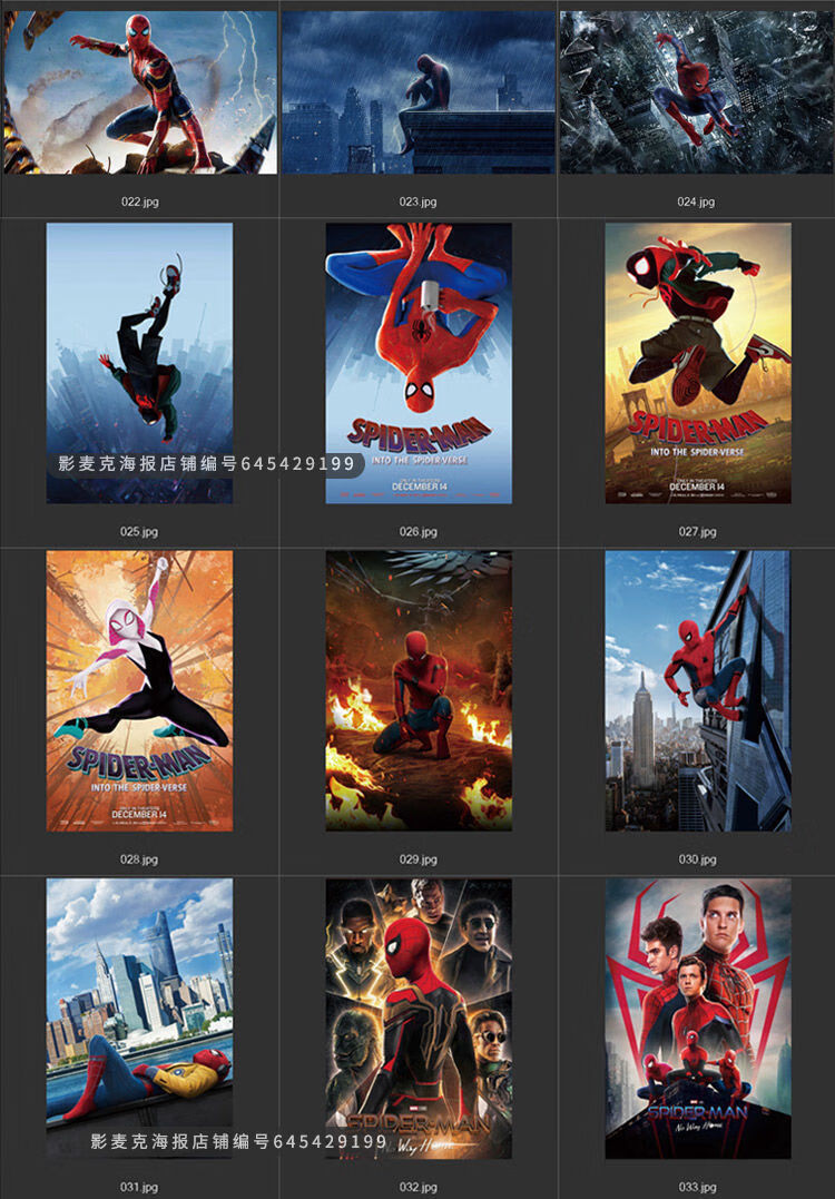 蜘蛛侠无归海报平行宇宙海报墙贴纸墙壁画超大挂画女格温迈尔斯01230