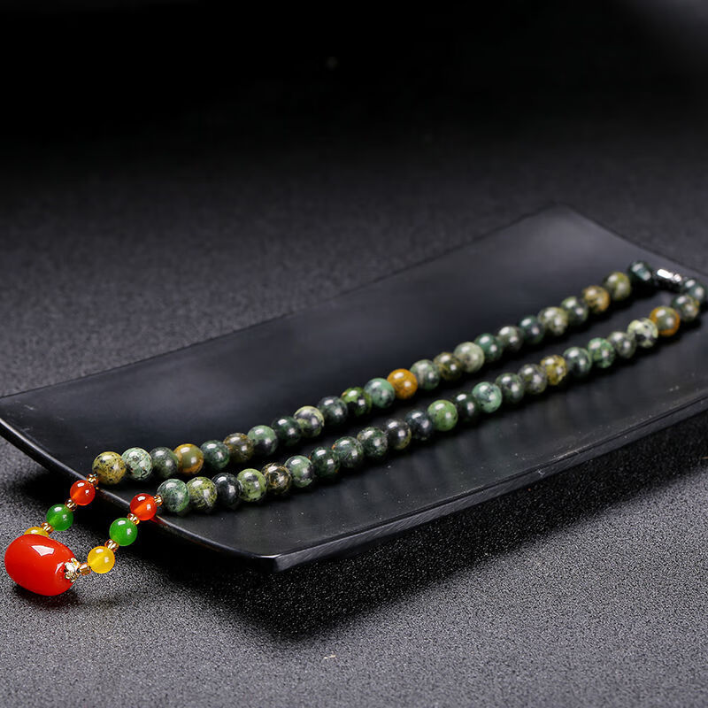 西藏药王石项链强磁能量缓解颈椎疲劳改善新疆西藏专链 药王石太赫兹