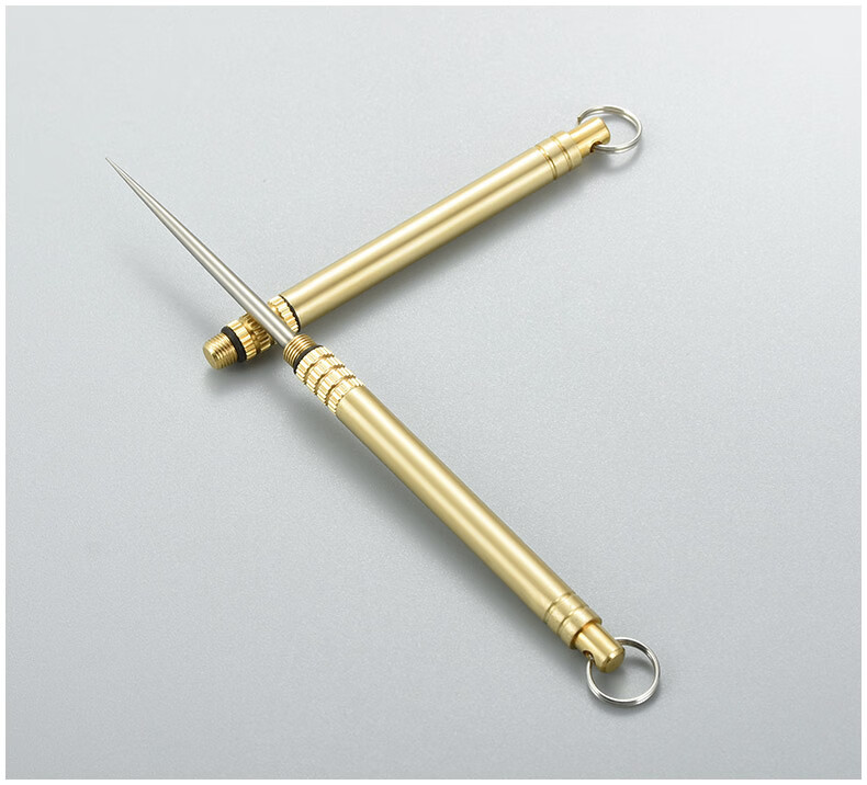 304不锈钢牙签牙签不锈钢随身超细304伸缩银纯银钛合金防身针小千铁