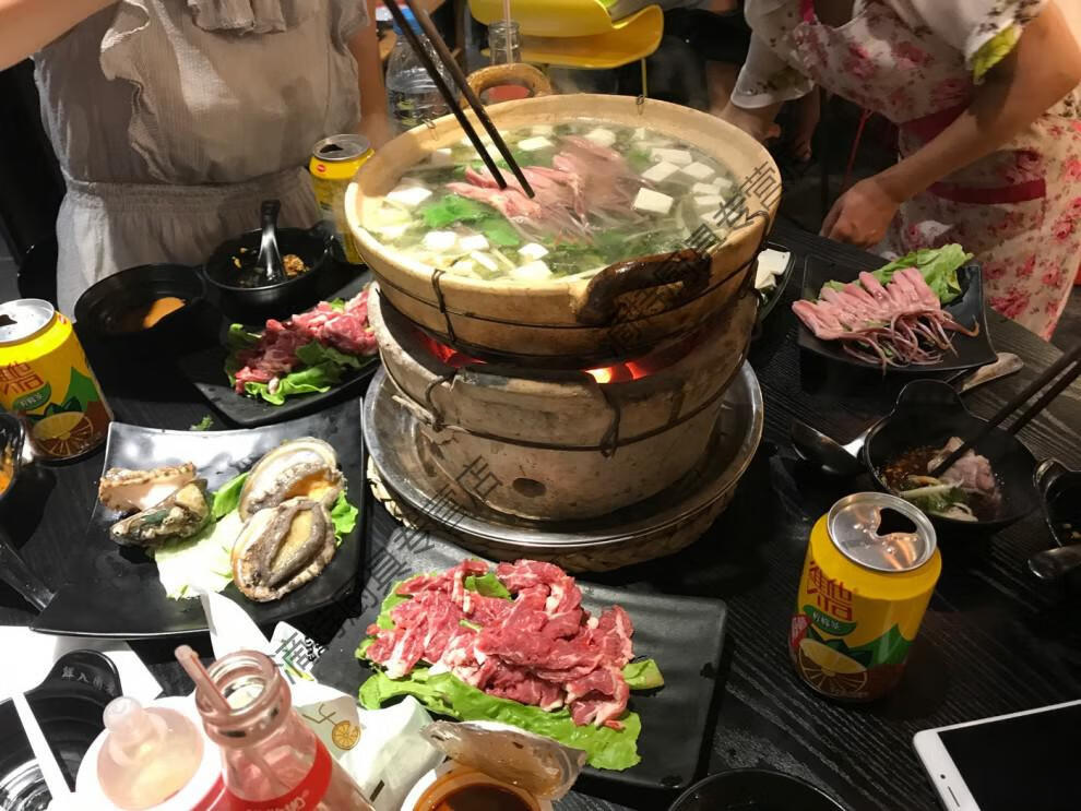 小炭炉木炭火锅炉老式炭炉家用陶土碳炉子涮羊肉煲泥炉港式打边炉 餐