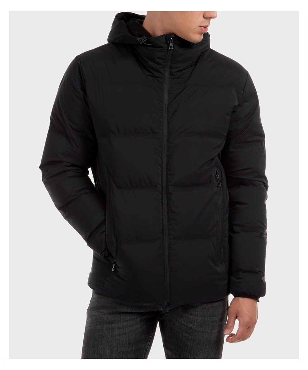 emporio armani 阿玛尼 男士锦纶服外套 6hpb61 pn2dz 1200 黑色 m