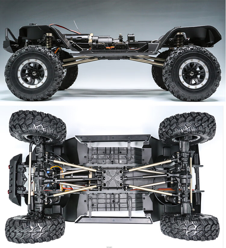 送礼模型玩具18易控yk4082遥控攀爬车rc仿真牧马人越野车模型差速锁