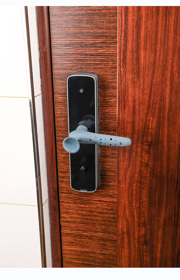 硅胶门把手保护套防撞门把套防盗门房间拉手护套卧室防磕碰吸盘式 深