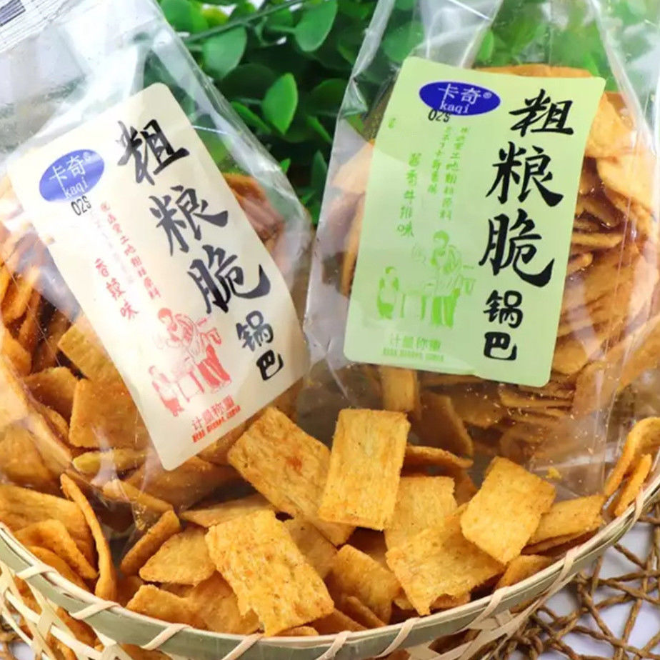 卡奇粗粮脆锅巴小米锅巴72g小包装老式怀旧网红休闲零食a72g香辣味15