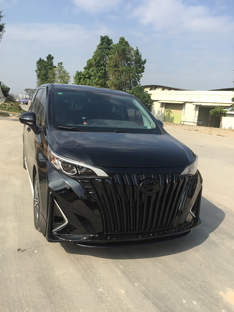 适用于传祺m6中网广汽gm6改装大包围m6大师版前杠升级前脸套件流水灯