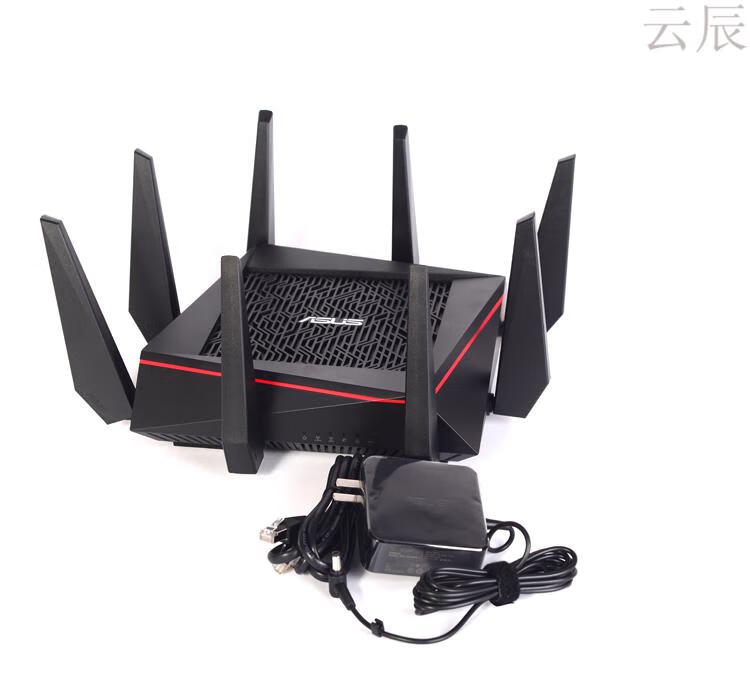 華碩gtac5300全千兆電競無線wifi路由器mesh組網穿牆rtac5300梔司美版