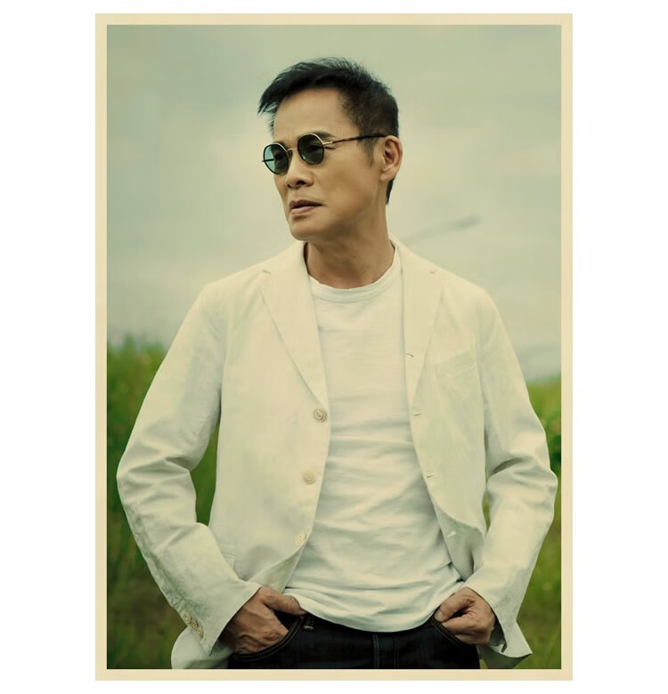 罗大佑海报 音乐歌手画报 牛皮纸复古画 学生寝室宿舍贴画 罗大佑03