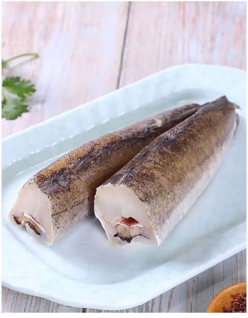 鳕鱼无头鱼深海鳕鱼海捕明太鱼狭鱼新鲜鲜活速冻海水鱼海鱼制品 昌盛