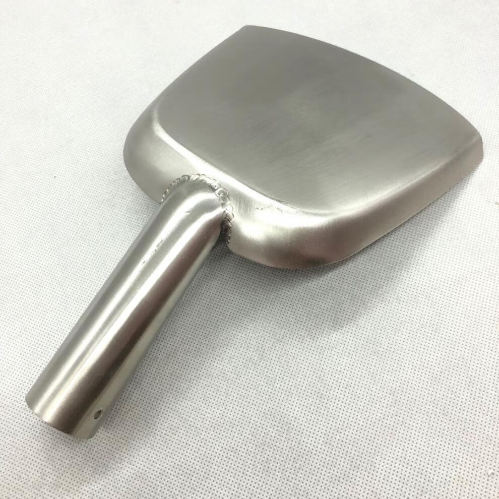 加厚铁锅铲头不锈钢酒店厨房厨师专用炒菜铲子食堂铁头 17cm铁铲头