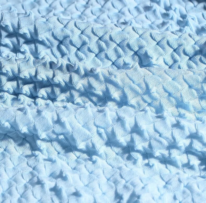 five plus新款秋冬女装长袖针织衫女弹力修身打底衫半高领肌理 粉蓝