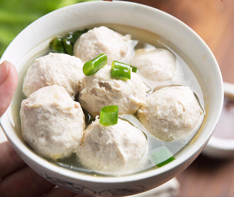 猪肉丸猪肉丸子手工自制潮汕正宗猪肉丸广东梅州特产客家猪肉丸子500g