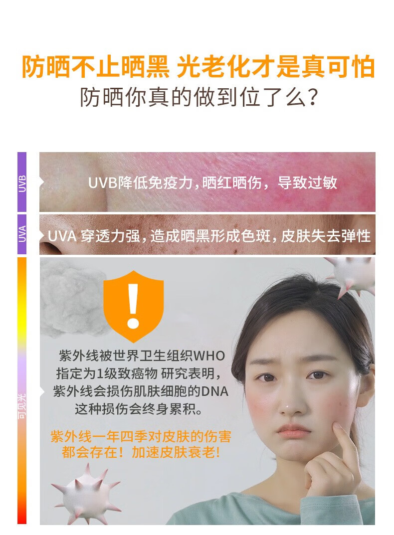【原装进口 保税仓发货】韩国Dr.G\/drg蒂迩肌防晒霜清爽防水防汗防晒乳男女学生户外军训 绿色款SPF50+ 50ML(敏感肌可用)