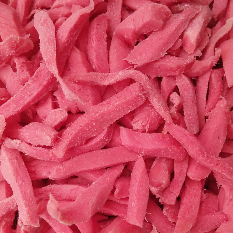 湖南特产自制红姜丝 咸甜爽口味干红姜块办公室零食 500克 红姜丝500