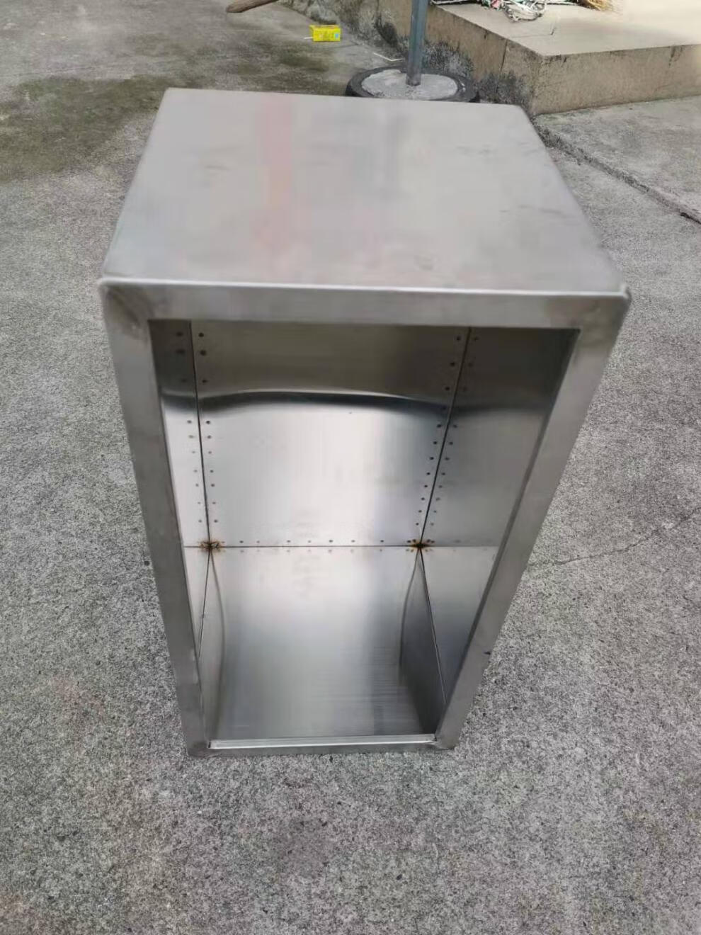 户外金属不锈钢花箱花池坛 正 长方形花槽售楼部外摆组合种植花艺 400