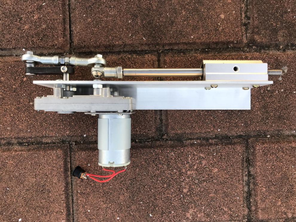 往复电机机构推杆伸缩升降小型推拉往复式马达直线运动自动行程返 24v