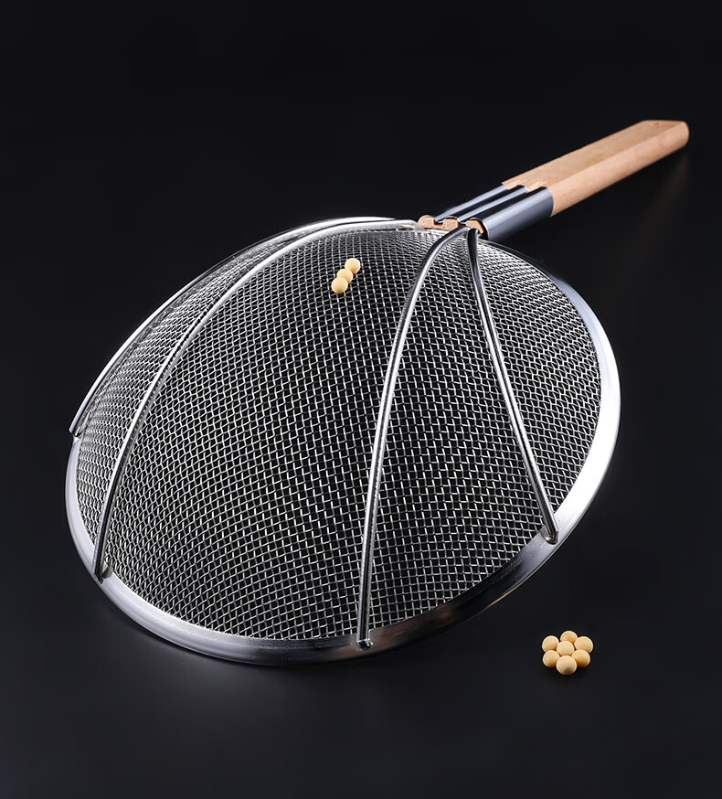 不锈钢笊篱漏勺家用厨房炸锅过滤网筛超细捞勺捞面饺子大号商用 直径
