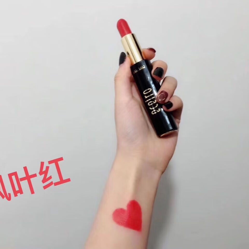 医采摩登口红恋爱粉枫叶红姨妈紫花样粉复古红鎏金款权杖款唇釉全姨妈