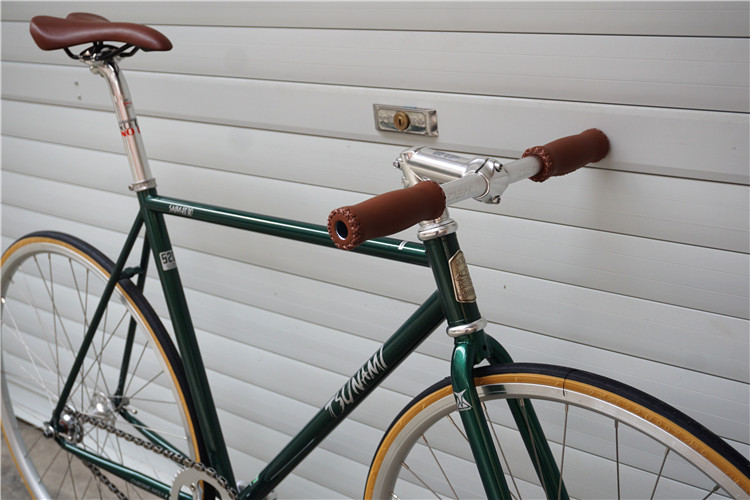 tsunami海啸死飞自行车公路实心胎死飞4130平花整车竞速死飞自行车