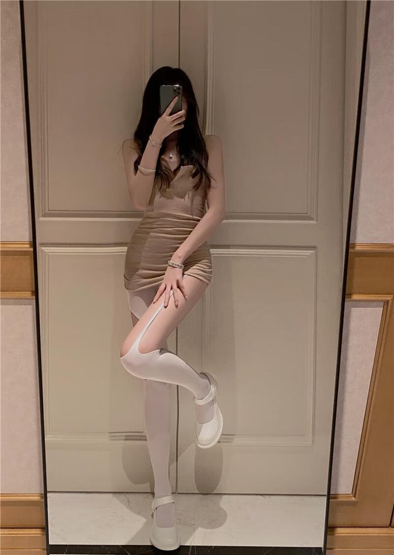 不规则破洞黑色网袜 均码【图片 价格 品牌 报价】-京东