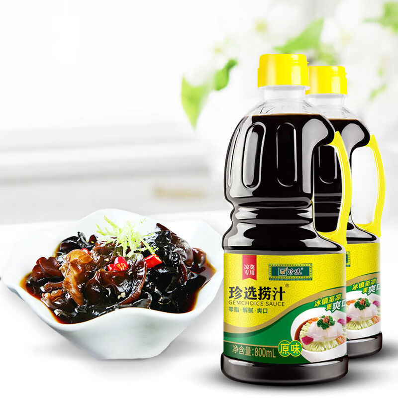 珍选捞汁捞拌凉菜凉拌菜冷面调料汤小海鲜汁蘸料调味汁家用 捞汁800ml