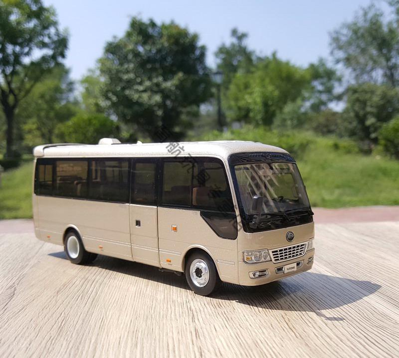 定制1:32考斯特汽车模型宇通t7客车中巴商务车合金金属 宇通t7普通版
