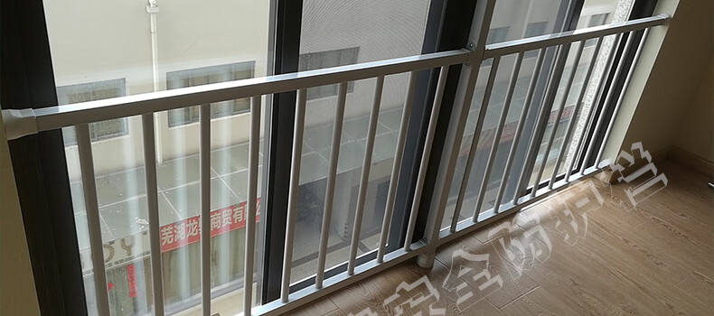免打孔窗户栏杆儿童安全防护栏高层阳台飘窗隐形防盗窗网家用自装 高