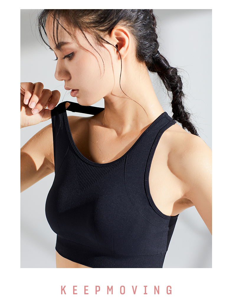 安踏anta官网运动内衣女2022春夏季新款健身瑜伽文胸防震防下垂跑步