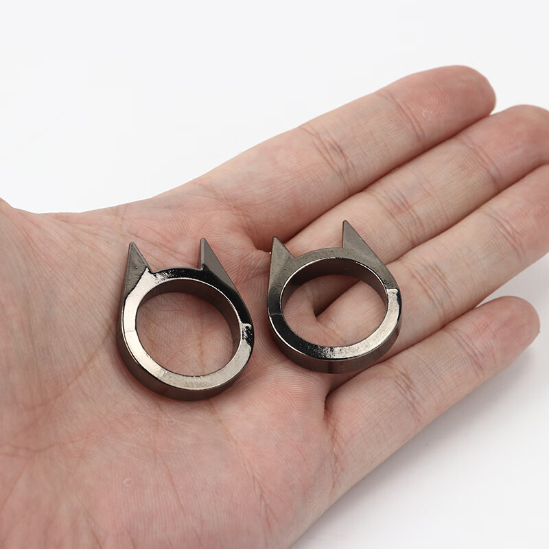 自卫防身用品工具女生防身戒指自卫装备防狼神器多功能男女生暗器猫