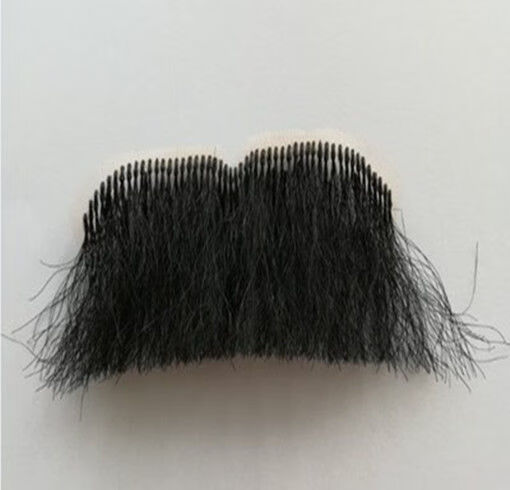 白色假胡子仿真假胡须逼真影视化妆易容演出道具男士山羊胡子白色上胡